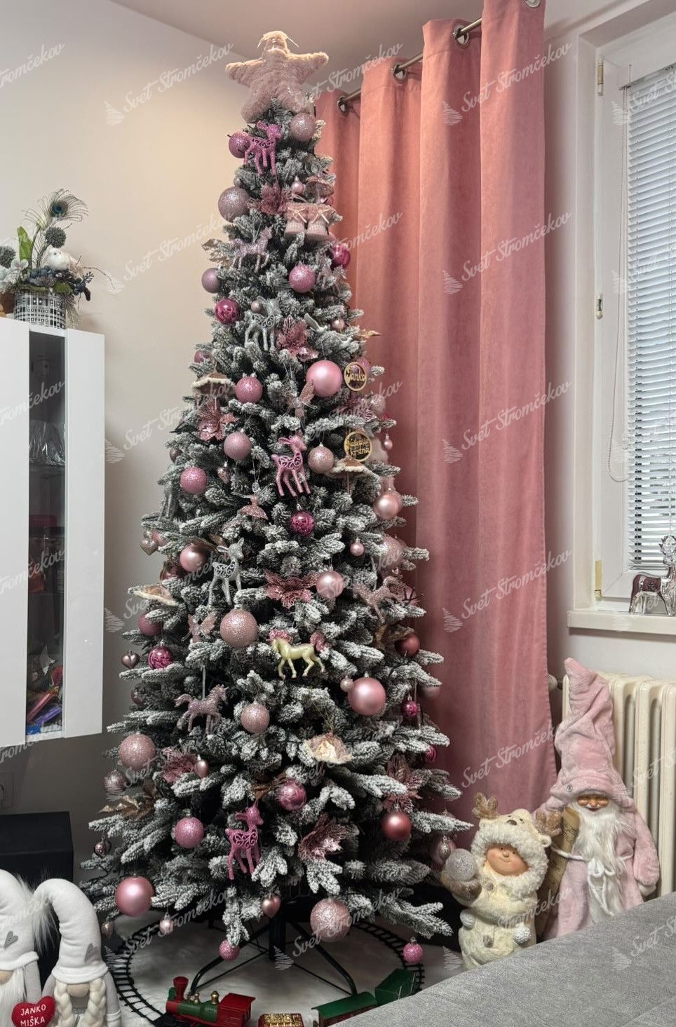 Weihnachtsbaum 3D-Königsfichte schlank 210cm