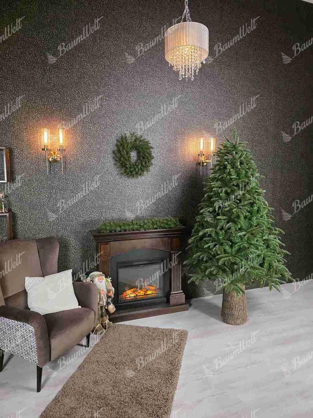 Künstlicher Weihnachtsbaum 3D Colorado-Tanne auf Stamm 240cm