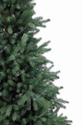Detail des künstlichen Weihnachtsbaums FULL 3D Tatra-Fichte mit dichtem dunkelgrünem Nadelwerk