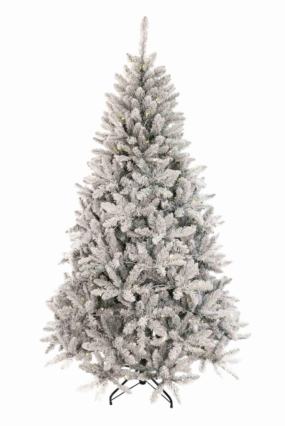 Künstlicher Weihnachtsbaum Weiß-Fichte LED